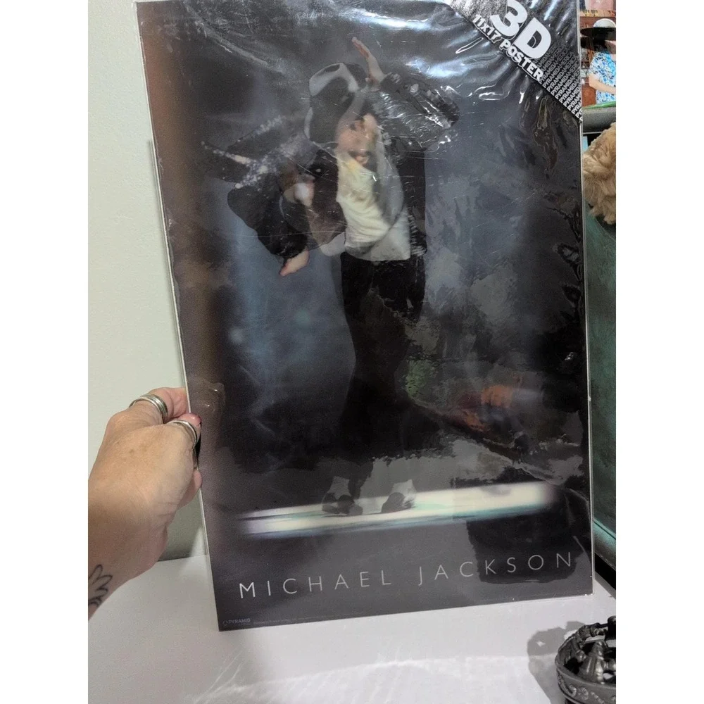 Michael‎ Jackson Official 3D Lenticular Billie Jean Dancing Holographic